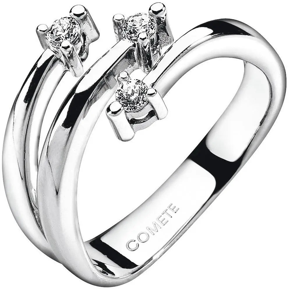 anello trilogy oro e diamanti ct 0,15 COMETE|bonini-gioielli