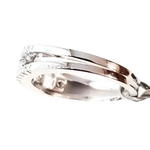 Anello Trilogy Salvini Oro Bianco e Diamanti con doppio giro, pietre chiare e pave