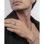 Anello Uomo argento brunito COMETE GIOIELLI UAN 130|bonini-gioielli