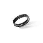 Anello Uomo argento, rutenio e zirconi COMETE UAN 133|bonini-gioielli