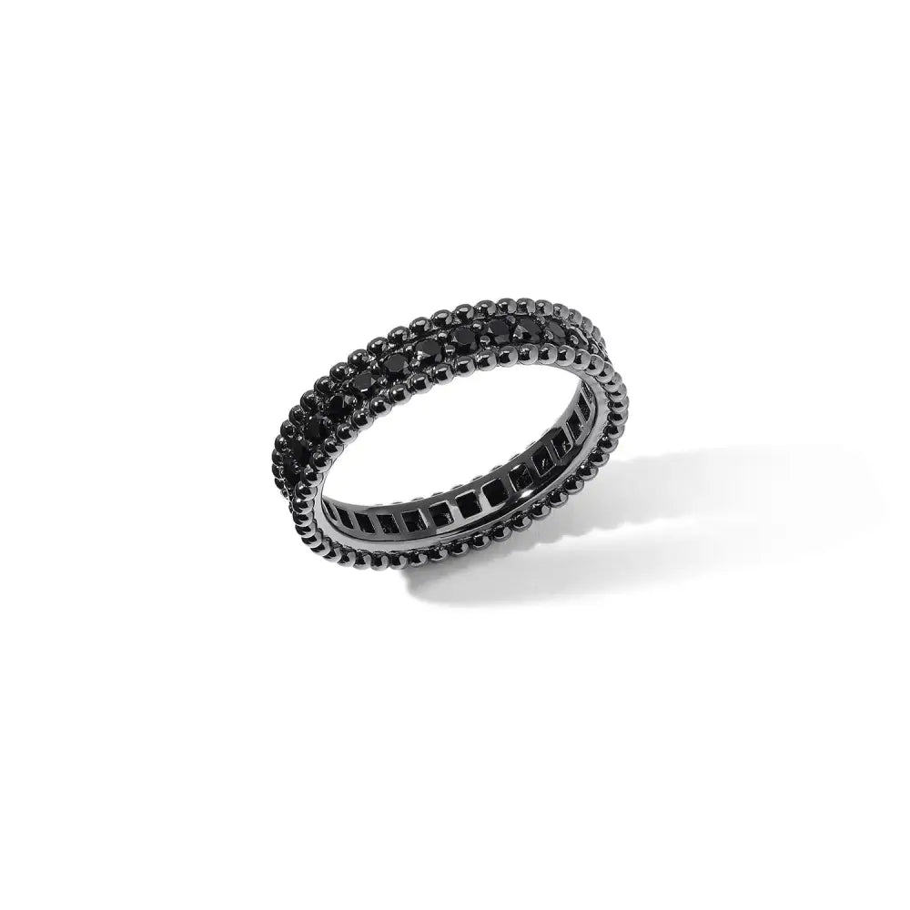 Anello Uomo argento, rutenio e zirconi COMETE UAN 133|bonini-gioielli