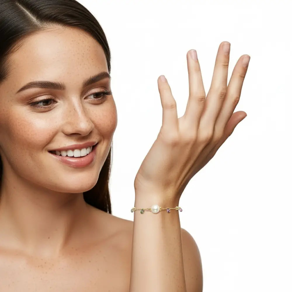 Bracciale Argento Dorato Primavera BRA 275 COMETE|bonini-gioielli