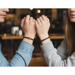 Bracciale argento e zirconi neri WE ARE di COMETE |bonini-gioielli