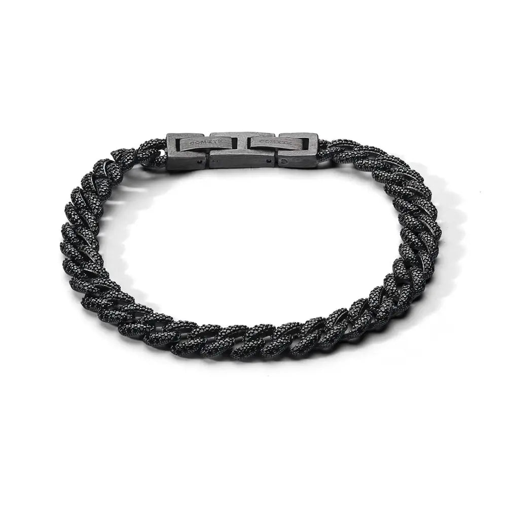 Bracciale argento zirconi neri UBR 1294 M17 COMETE|bonini-gioielli