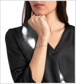 Bracciale CALVIN KLEIN Rocking con catena sottile e charm quadrato aperto