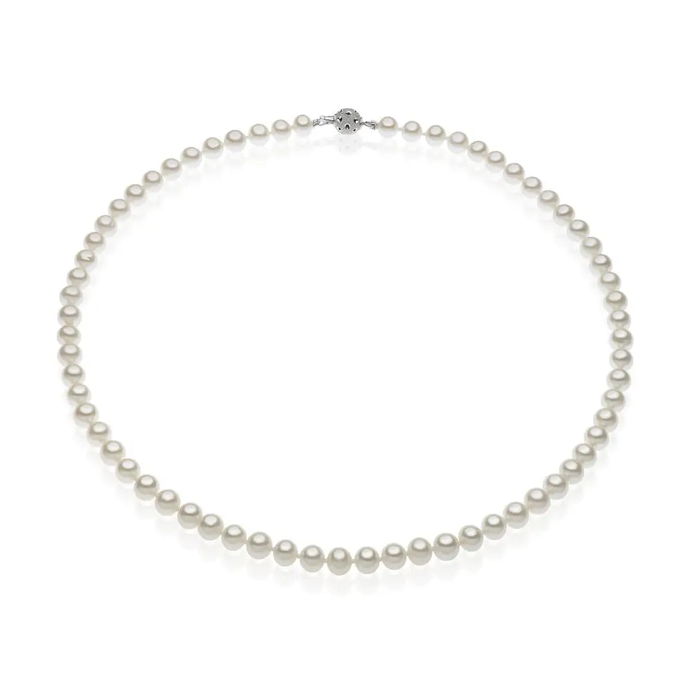 collana-parure-Bracciale di Perle Coltivate Akoya 7/7,5 COMETE BSM 120 B|bonini-gioielli