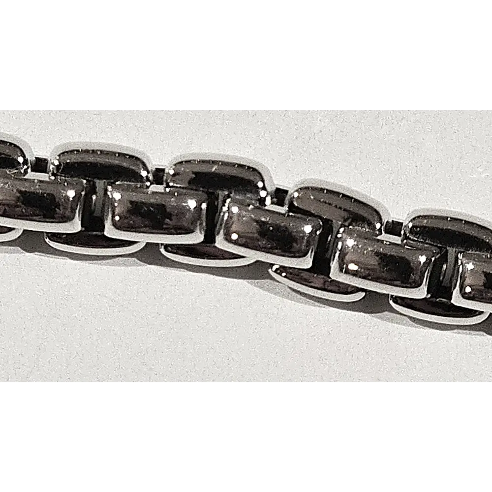 Bracciale Oro bianco 750/1000 unisex tutto tondo - bracciale