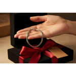 Bracciale Oro bianco 750/1000 unisex tutto tondo - bracciale