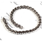 Bracciale Oro bianco 750/1000 unisex tutto tondo - bracciale