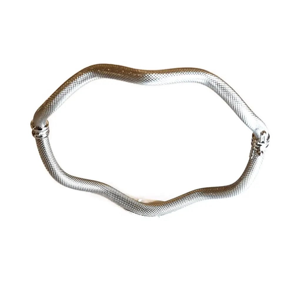 Bracciale UNOAERRE oro bianco a canna - Gioielleria Bonini