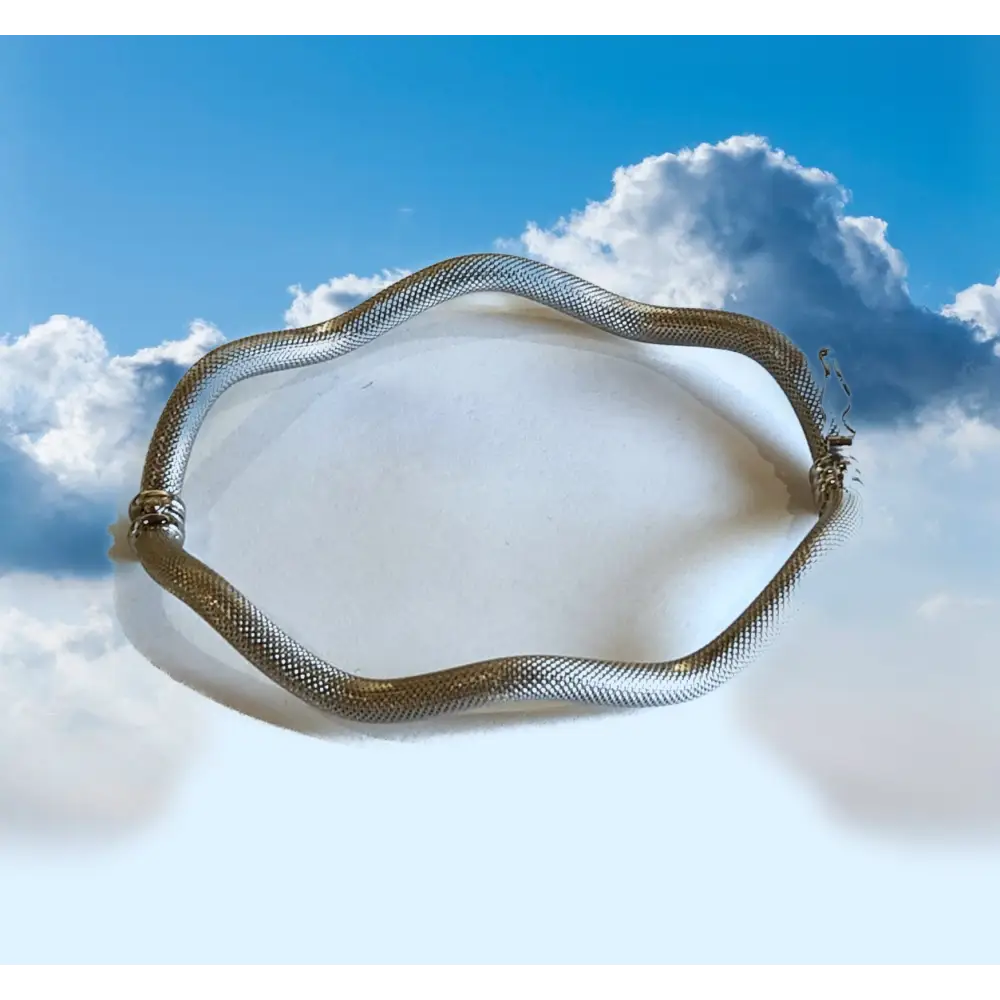 Bracciale UNOAERRE oro bianco a canna - Gioielleria Bonini