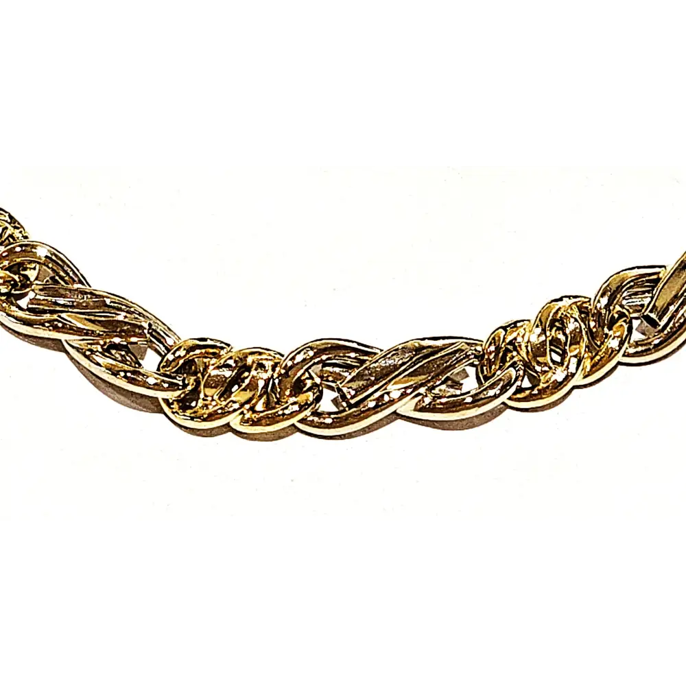 Bracciale oro giallo e bianco 750/1000 unisex|bonini-gioielli