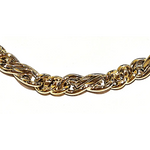 Bracciale oro giallo e bianco 750/1000 unisex|bonini-gioielli