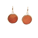 orecchini-parure-bracciale oro rosa ciondoli corniola e onice UNOAERRE|bonini-gioielli