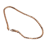 Collana a catena a box in oro rosa con chiusura a testa di serpente per Bracciale Oro Rosa Rockstar Glamour