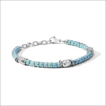 Bracciale Uomo Acciaio e Turchese District UBR 1212 COMETE|bonini-gioielli