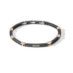 bracciale uomo comete diamanti neri, PVD Moduli UBR 1157 - Gioielleria Bonini