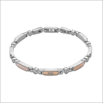 Bracciale Uomo COMETE Elegant acciaio, PVD rosé e diamanti UBR 1009|bonini-gioielli