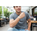 Bracciale Uomo COMETE Module con Diamanti|bonini-gioielli