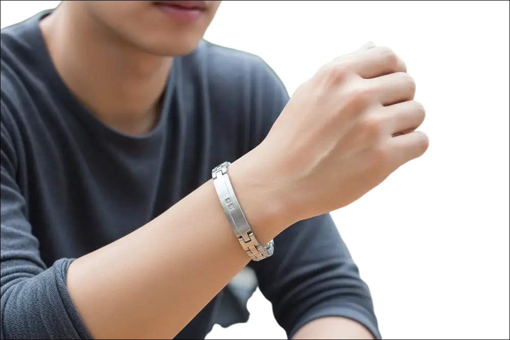 Bracciale uomo COMETE acciaio e diamanti Diamonds Label UBR 1112|bonini-gioielli