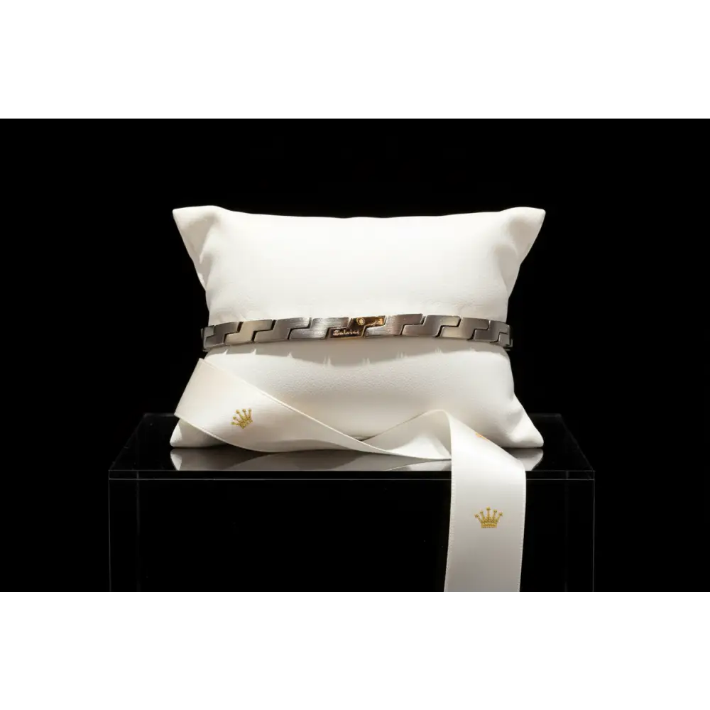 Bracciale Uomo Salvini Titanio e oro Century - bracciale