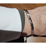 Bracciale Uomo Salvini Titanio e oro Century - bracciale