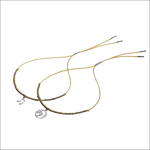 Due collane con perline e charms a forma di nota musicale per coppia WeShare