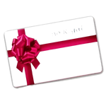 Gift card Buono Regalo da 50 € o da 100 € con nastro rosa decorativo