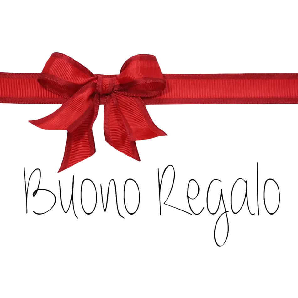 Buono Regalo da 50 € o da 100 € con nastro rosso elegante