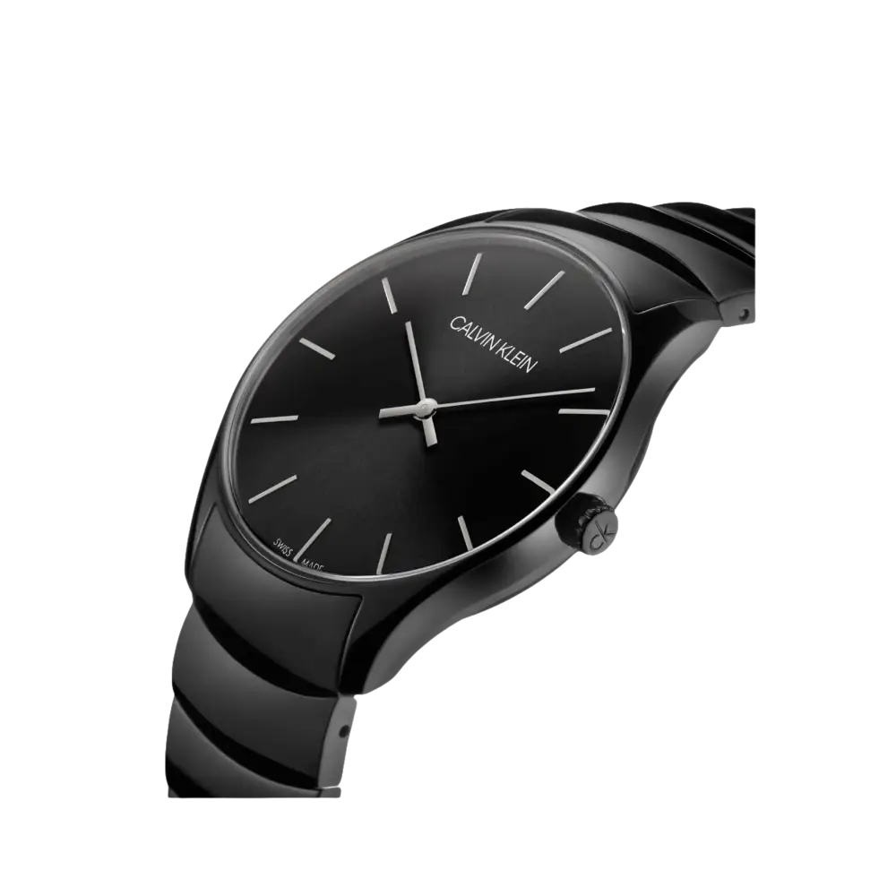 Orologio uomo Calvin Klein Classic Too con cinturino metallico nero e quadrante analogico