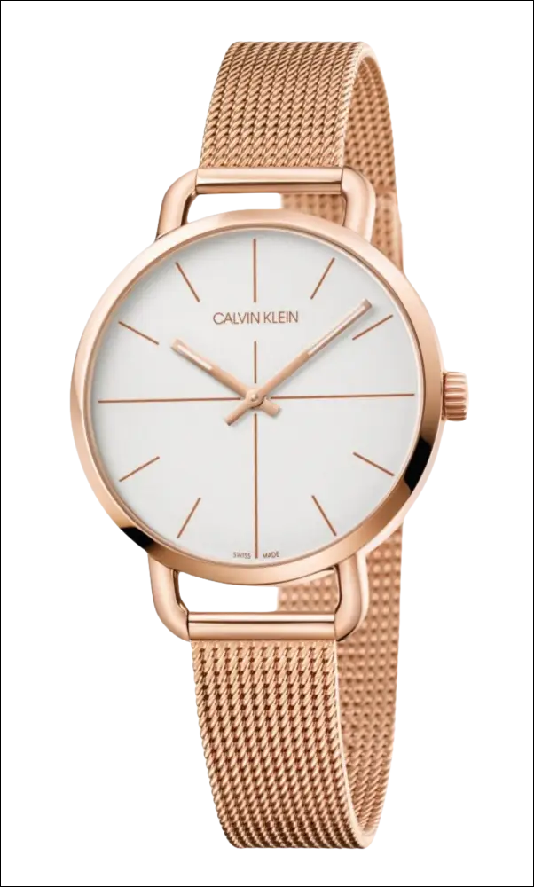 Orologio Donna CALVIN KLEIN K7B23626 con cinturino mesh e quadrante bianco