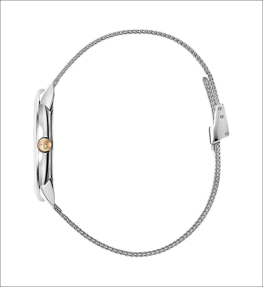 Orologio da polso donna CALVIN KLEIN Minimal con cinturino a maglia e corona rosa oro