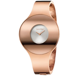 Orologio Donna Calvin Klein Seamless con cinturino rosa oro e quadrante argentato