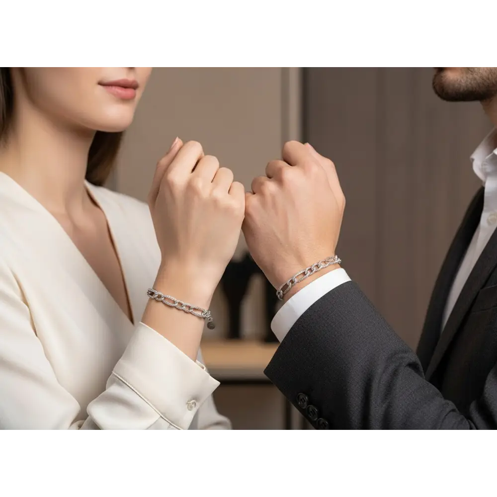 Catena preziosa WE ARE argento e zirconi COMETE UGL 766 - collana