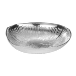 Centrotavola Argento Silvan Zen con ciotola decorativa in argento placcato e interno rigato