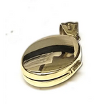 ciondolo portafoto ovale in oro giallo 750/1000|bonini-gioielli