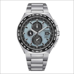 Orologio Citizen AT8238-84M SuperTitanio radio-controllato crono con quadrante azzurro chiaro