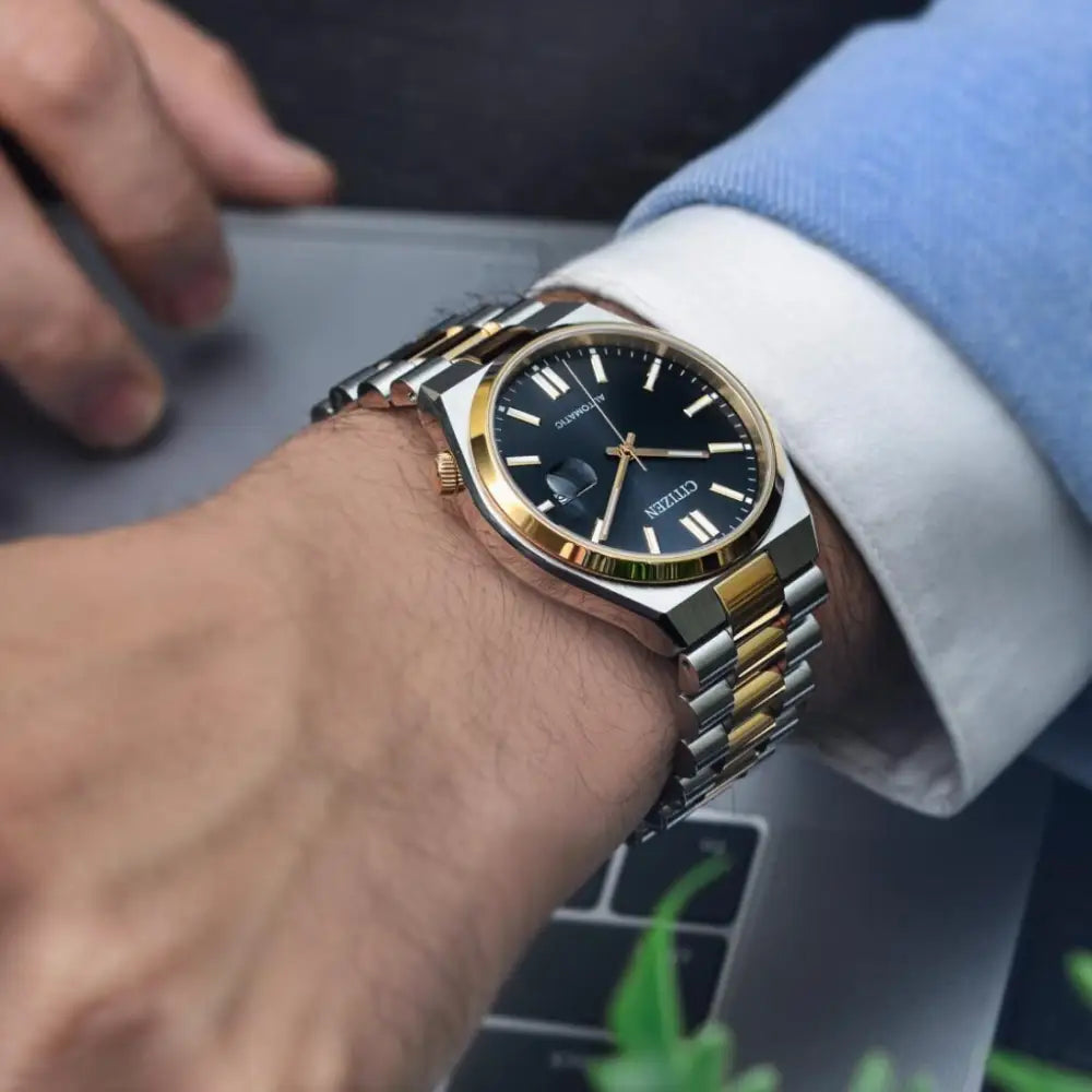 CITIZEN Automatico Tsuyosa bicolore NJ0154-80H|bonini-gioielli