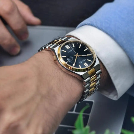 CITIZEN Automatico Tsuyosa bicolore NJ0154-80H|bonini-gioielli