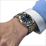 Orologio Citizen Automatico Tsuyosa Bicolore NJ0154-80H con quadrante blu scuro
