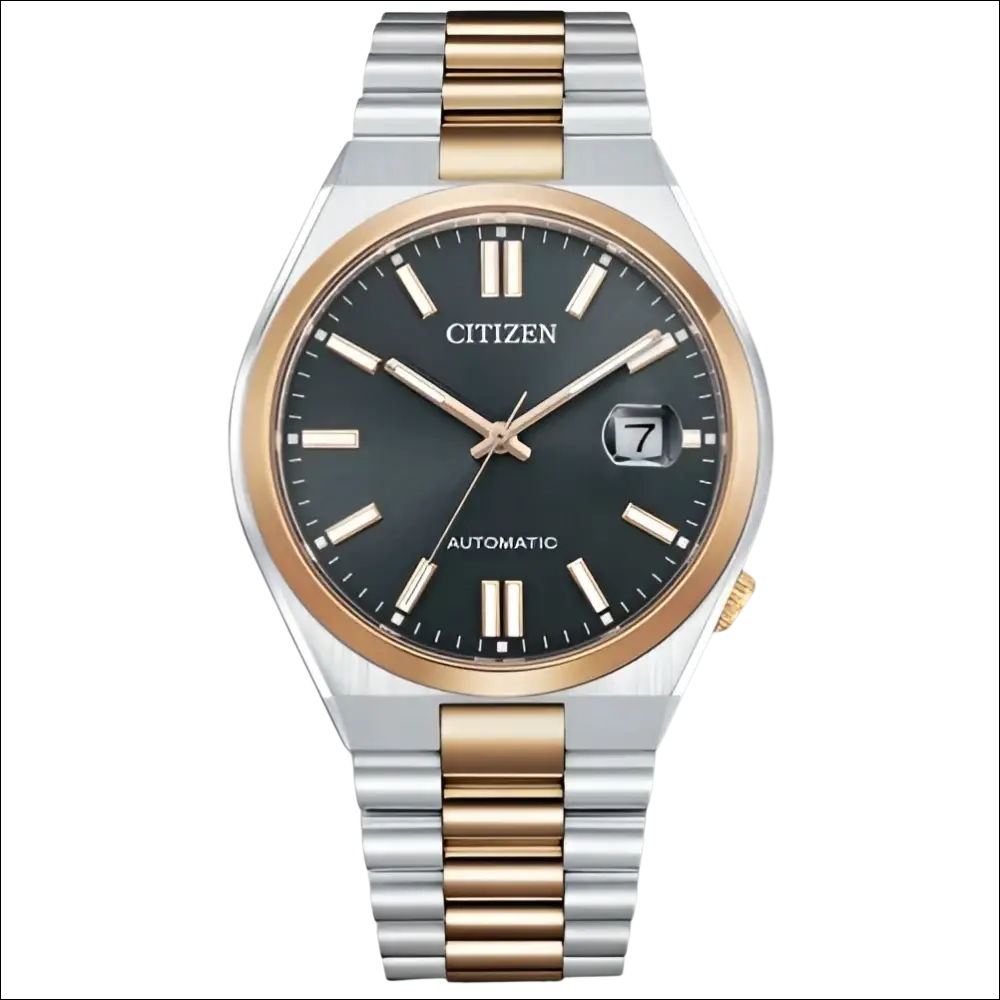 Orologio Citizen Automatico Tsuyosa Bicolore NJ0154-80H con quadrante verde scuro
