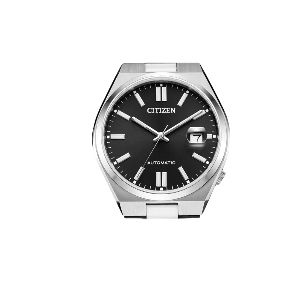 Orologio uomo CITIZEN Automatico Tsuyosa NJ0150-81E con quadrante nero e movimento automatico