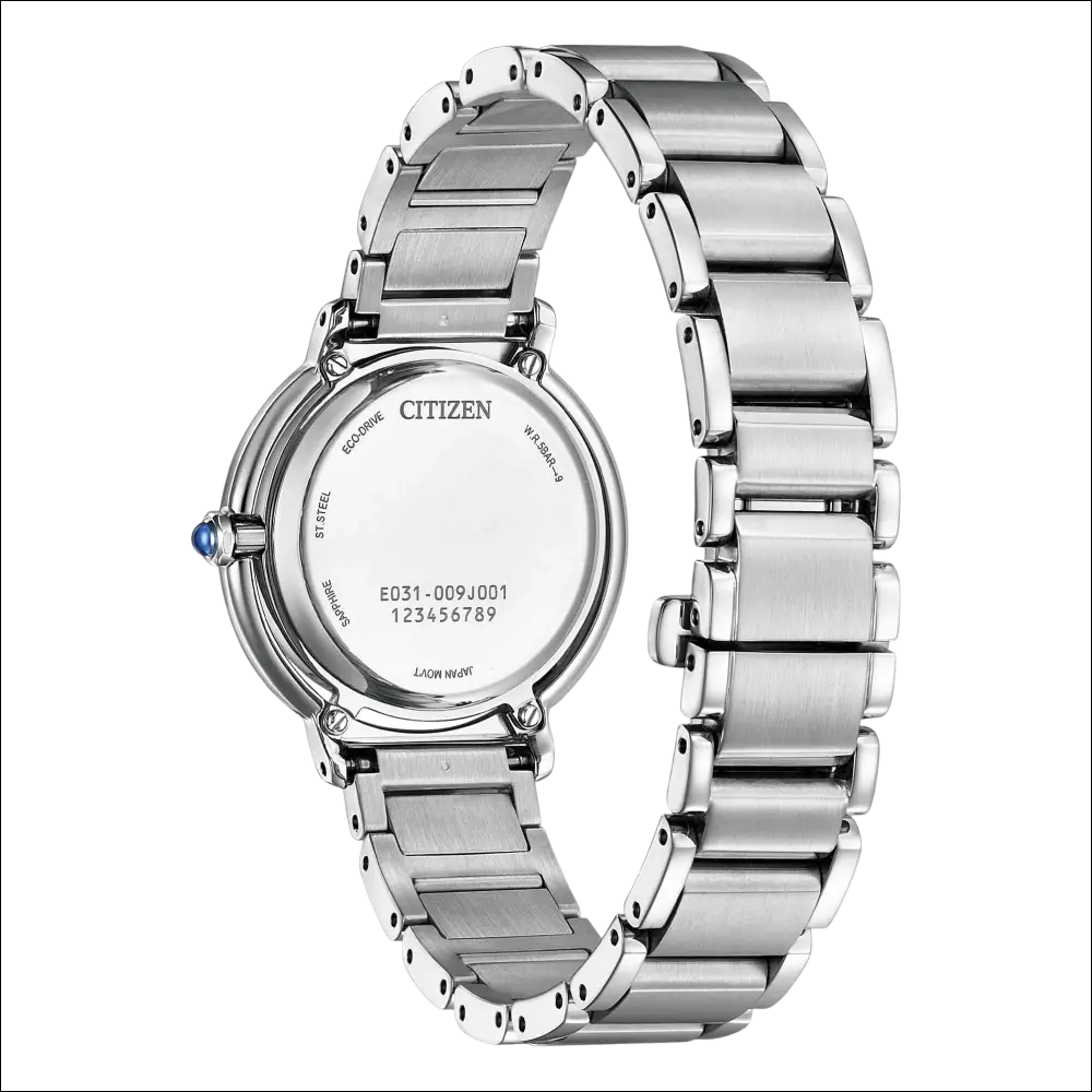 Orologio CITIZEN Donna Eco Drive Arcly acciaio silver con corona blu