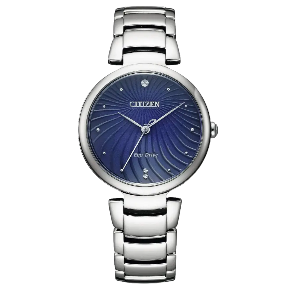 Orologio CITIZEN donna Classic solo tempo EM0850-80L in argento eco-drive