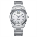 Orologio Citizen Donna SuperTitanio Eco-Drive silver argento quadrante bianco