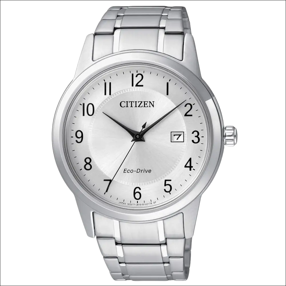 Orologio CITIZEN uomo Classico Eco-Drive AW1231-58B acciaio|bonini-gioielli