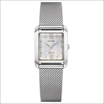 Orologio Citizen Eco-Drive Lady Offerta Speciale con cassa silver rettangolare, quadrante perlaceo e bracciale mesh