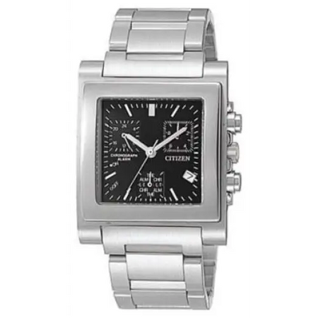 CITIZEN multifunzioni chrono alarm quarzo unisex AA3311 51E |bonini-gioielli