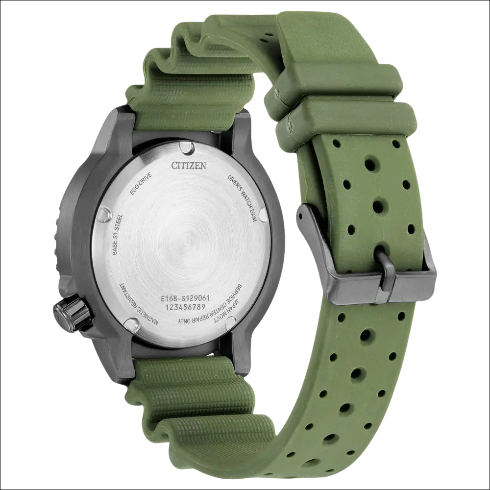 Orologio Citizen Eco-Drive verde oliva Promaster Diver’s Professional 200 BN0157-11X|bonini-gioielli