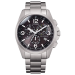 Orologio uomo Citizen Eco-Drive cronografo in acciaio inox con quadrante scuro